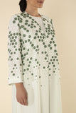 GREEN HIVE PRINT ABAYA - RTW