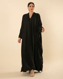 BLACK OVERSIZED BUTTERFLY ABAYA - RTW