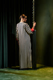 Amara Stripe Embroidered Jalabiya