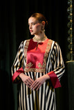 Amara Stripe Embroidered Jalabiya