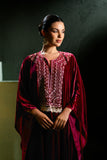 Zayna Embroidered Velvet Jalabiya