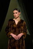 Layla Velvet Jacquard Dress – Ramadan Edit ’26
