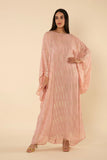 SUNRISE GLOW: PINK AND GOLD KAFTAN