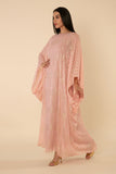 SUNRISE GLOW: PINK AND GOLD KAFTAN