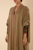 SIENNA ABAYA WITH ZIG-ZAG CUFFS