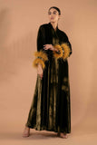 Blossom Abaya in Olive Green - RTW