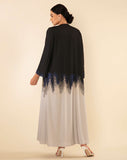 TREE ROOTS BI-COLORED ABAYA