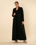 BLACK CLASSY TWEED COAT