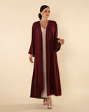 DAILY BURGUNDY ABAYA