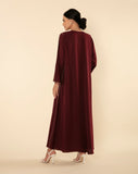 DAILY BURGUNDY ABAYA