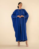ROYAL BLUE BUTTERFLY CUT SET ABAYA