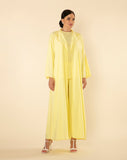NEON-YELLOW ABAYA SET