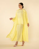 NEON-YELLOW ABAYA SET