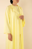 NEON-YELLOW ABAYA SET