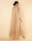 TULLE CAPE IN BEIGE