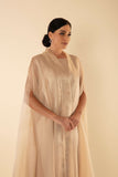 TULLE CAPE IN BEIGE