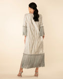 FRINGED 40'S LIGHT GREEN KAFTAN