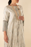 FRINGED 40'S LIGHT GREEN KAFTAN