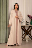Perah Abaya in Beige and Nude