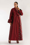 Scarlet Abaya in Burgundy