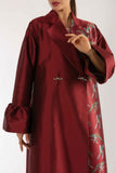 Scarlet Abaya in Burgundy