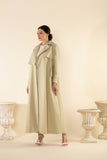 TRENCH COAT IN LIGHT GREEN