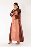 Terra Abaya in Maroon and Rose