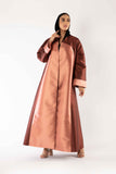 Terra Abaya in Maroon and Rose