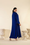 TWO TON ABAYA SET IN ROYAL & NAVY BLUE