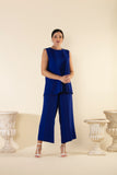TWO TON ABAYA SET IN ROYAL & NAVY BLUE